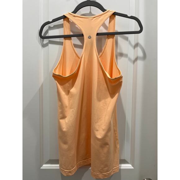 Lululemon Racerback Athletic Tank in Pale Orange Sz 12 - Picture 4 of 4